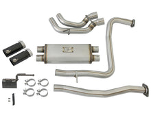 Carica l&#39;immagine nel visualizzatore di Gallery, aFe POWER Rebel Series 2-1/2in 409 SS Cat Back Exhaust w/ Black Tips 16-17 Nissan Titan V8 5.6L