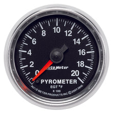 Laden Sie das Bild in den Galerie-Viewer, Autometer GS 0-2000 degree F Full Sweep Electronic Pyrometer Gauge