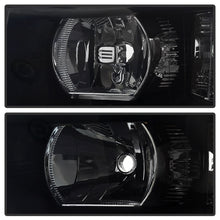 Charger l&#39;image dans la galerie, Xtune Chevy Silverado 07-13 Crystal Headlights Black Smoked HD-JH-CS07-AM-BSM