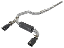 Cargar imagen en el visor de la galería, aFe Takeda 3in 304 SS Cat-Back Exhaust System w/ Black Tips 16-18 Ford Focus RS I4-2.3L (t)