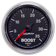 Laden Sie das Bild in den Galerie-Viewer, AutoMeter GS 2 1/16 inch 35PSI Mechanical Boost Gauge