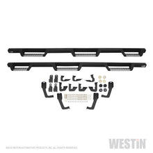 Cargar imagen en el visor de la galería, Westin/HDX 07-18 Chevrolet Silverado 2500 6.5ft Drop Wheel to Wheel Nerf Step Bars - Textured Black