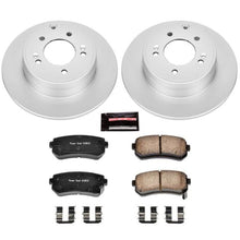 Carica l&#39;immagine nel visualizzatore di Gallery, Power Stop 2015 Hyundai Sonata Rear Z17 Evolution Geomet Coated Brake Kit