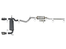 Cargar imagen en el visor de la galería, aFe Rebel Series 2.5in 409 SS Cat-Back Exhaust w/ Black Tips 2007+ Jeep Wrangler (JK) V6 3.6L/3.8L