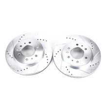 गैलरी व्यूवर में इमेज लोड करें, Power Stop 2009 Ford F-150 Front Evolution Drilled &amp; Slotted Rotors - Pair