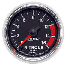 Laden Sie das Bild in den Galerie-Viewer, Autometer GS 2 1/16in. 1600PSI Nitrous Fuel Pressure Gauge