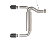 Carica l&#39;immagine nel visualizzatore di Gallery, aFe Vulcan 3in 304 SS Axle-Back Exhaust 2021 Ford Bronco L4-2.3L (t)/V6-2.7L (tt) w/ Carbon Tips