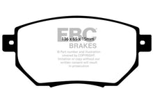 Charger l&#39;image dans la galerie, EBC 03-05 Infiniti FX35 3.5 Ultimax2 Front Brake Pads