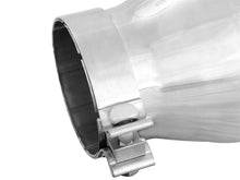 Cargar imagen en el visor de la galería, aFe Diesel Exhaust Tip Bolt On Polished 4in Inlet x 6in Outlet x 12in Length