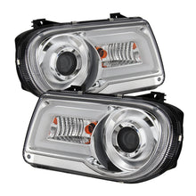 Load image into Gallery viewer, Spyder Chrysler 300C 05-10 Projector Headlights LED DRL Chrome High/Low H7 PRO-YD-C300C-DRL-C