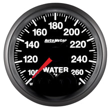 Laden Sie das Bild in den Galerie-Viewer, Autometer Elite Nascar 2-1/16in 100-260 Deg. F Water Temp. w/ Peak and Warn Gauge w/ Pro-Control