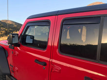 Laden Sie das Bild in den Galerie-Viewer, EGR 2018 Jeep Wrangler JL SlimLine In-Channel WindowVisors Set of 4 - Matte Black