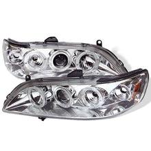 गैलरी व्यूवर में इमेज लोड करें, Spyder Honda Accord 98-02 1PC Projector Headlights LED Halo Amber Reflctr Chrm PRO-YD-HA98-AM-C