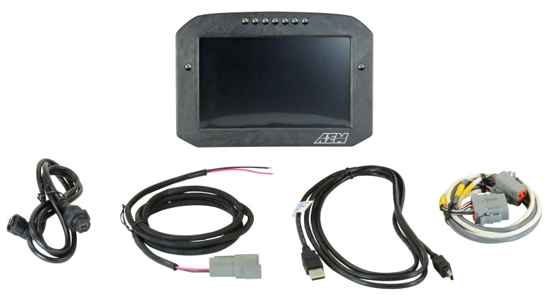 AEM CD-7L Carbon Logging Flush Digital Dash Display