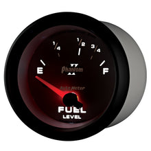 Charger l&#39;image dans la galerie, Autometer Phantom II 2-5/8in / 73 Ohms Empty - 10 Ohms Full Electrical Fuel Level Gauge