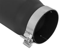 Carica l&#39;immagine nel visualizzatore di Gallery, aFe Power MACH Force-Xp 5in In x 6in Out x 15in L Bolt-On 409 SS Exhaust Tip - Black