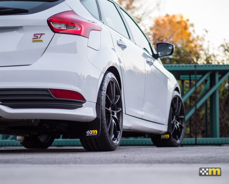 mountune / Rally Armor 13-18 Ford Focus ST Mud Flap Set - Yellow