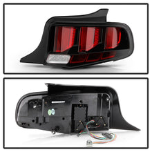 Cargar imagen en el visor de la galería, Spyder 10-12 Ford Mustang Red Light Bar LED Sequential Tail Lights - Blk ALT-YD-FM10-RBLED-BK