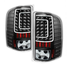 Carica l&#39;immagine nel visualizzatore di Gallery, Xtune Chevy Silverado 07-13 LED Tail Lights Black ALT-ON-CS07-LED-BK