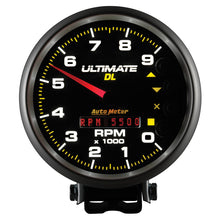 Carica l&#39;immagine nel visualizzatore di Gallery, Autometer 5 inch Ultimate DL Playback Tachometer 9000 RPM - Black