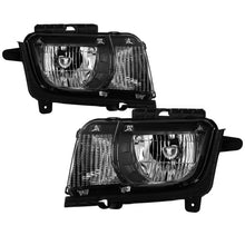 गैलरी व्यूवर में इमेज लोड करें, xTune 10-13 Chevrolet Camaro OEM Style Halogen Headlights - Black (HD-JH-CCAM10-OE-BK)