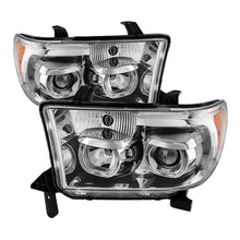 Carica l&#39;immagine nel visualizzatore di Gallery, Xtune Toyota Tundra 07-13 Projector Headlights Eliminates AFS LED Halo Chrome PRO-JH-TTUN07-CFB-C