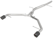 Charger l&#39;image dans la galerie, aFe 17-19 Audi A4 (L4-2.0L) MACH Force-Xp  Stainless Steel Axle-Back Exhaust System - Carbon Tip