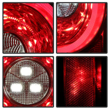 Cargar imagen en el visor de la galería, Spyder 19-20 Jeep Wrangler - Full LED Tail Lights - Seq Turn Signal - Chrome ALT-YD-JW19-SEQ-C