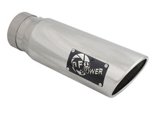 Carica l&#39;immagine nel visualizzatore di Gallery, aFe Diesel Exhaust Tip Bolt On Polished 4in Inlex x 5in Outlet x 15in