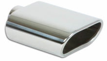 Charger l&#39;image dans la galerie, Vibrant 5.5in x 3in Oval SS Exhaust Tip (Single Wall Angle Cut Rolled Edge)