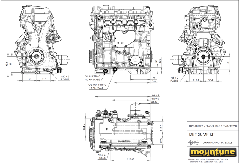 mountune Dry Sump Kit - Ford Focus ST/RS