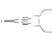 Cargar imagen en el visor de la galería, aFe MACH Force-Xp 2-1/2in 304 SS Cat-Back Exhaust 15-19 Dodge Challenger V6-3.6L - Raw Tip