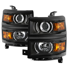 गैलरी व्यूवर में इमेज लोड करें, xTune Chevrolet Silverado 1500 14-15 (Non-HD) OEM Projector Headlights - Black HD-JH-CS14-PJ-BK