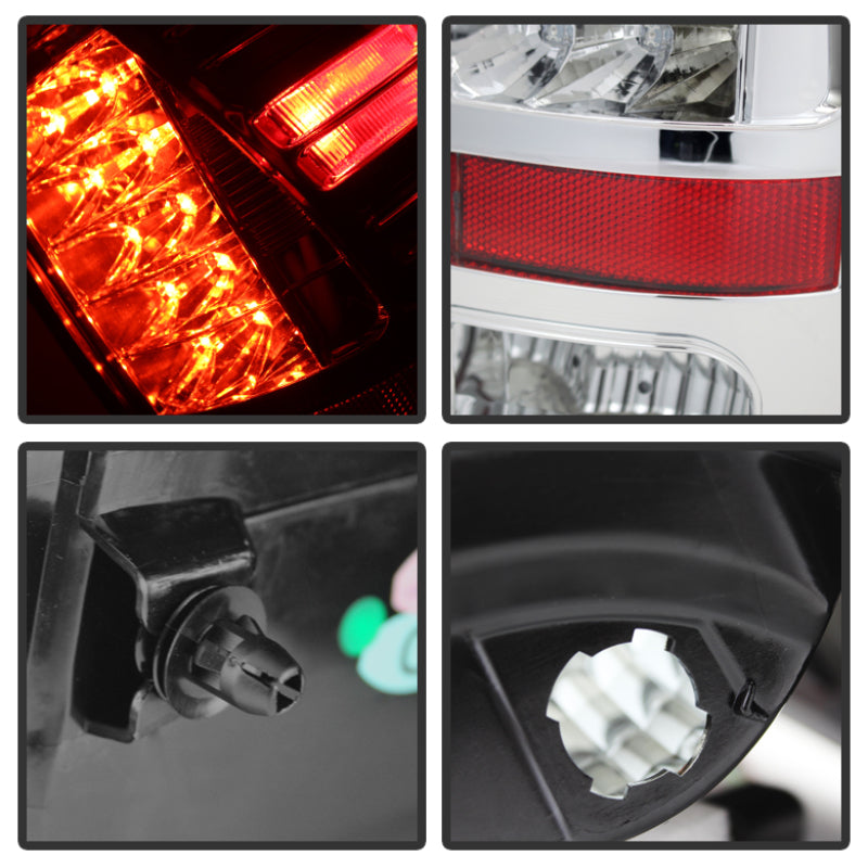 Spyder Dodge Ram 1500 13-14/Ram 2500 13-14 LED Tail Lights LED Model only - Chrm ALT-YD-DRAM13-LED-C