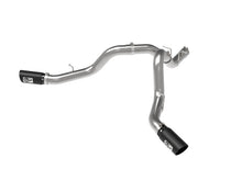 Laden Sie das Bild in den Galerie-Viewer, aFe Large Bore-HD 4in 409SS DPF-Back Exhaust System w/Black Tip 20 GM Diesel Trucks V8-6.6L (td) L5P