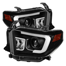 Cargar imagen en el visor de la galería, Spyder Toyota Tundra 2014-2016 Projector Headlights Light Bar DRL Black PRO-YD-TTU14-DRL-BK