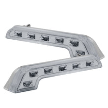 Carica l&#39;immagine nel visualizzatore di Gallery, Xtune Drl L-Shape Mb Style 0.5W White LED Lights Chrome CBL-DRL-LBENZ-C