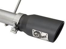 Laden Sie das Bild in den Galerie-Viewer, aFe Rebel Series CB 2.5in Dual Center Exit SS Exhaust w/ Black Tips 07-15 Jeep Wrangler 3.6L/3.8L V6