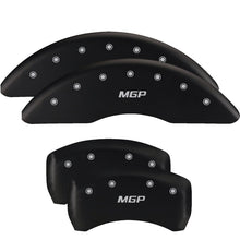 Charger l&#39;image dans la galerie, MGP Rear set 2 Caliper Covers Engraved Rear Tiffany Snake Black finish silver ch