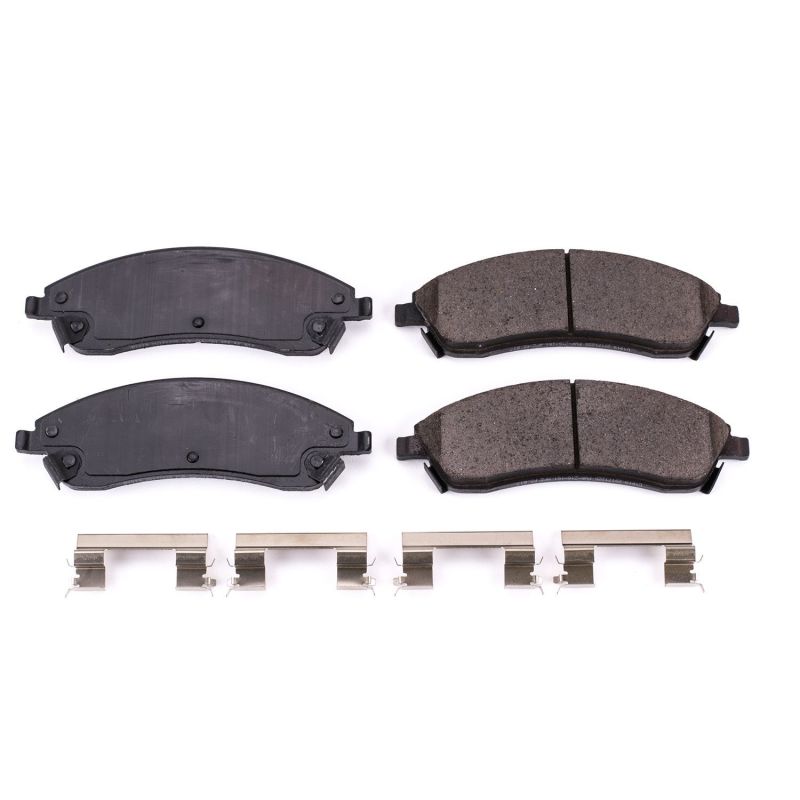 Power Stop 06-07 Cadillac CTS Front Z17 Evolution Ceramic Brake Pads w/Hardware