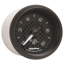 Laden Sie das Bild in den Galerie-Viewer, Autometer GT Series 52mm Full Sweep Electronic 0-100 PSI Fuel Pressure Gauge