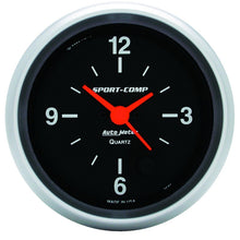 Carica l&#39;immagine nel visualizzatore di Gallery, Autometer 2-5/8in 12 Hour Analog Clock Gauge