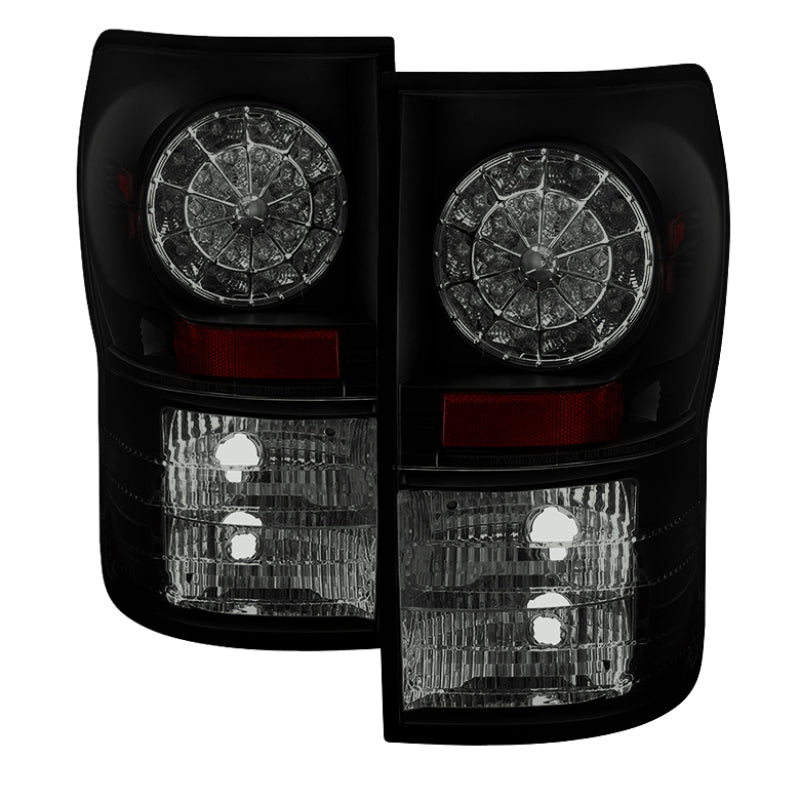 Spyder Toyota Tundra 07-13 LED Tail lights Black Smoke ALT-YD-TTU07-LED-BSM