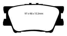 Cargar imagen en el visor de la galería, EBC 06-08 Toyota RAV 4 2.4 Greenstuff Rear Brake Pads