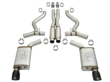 Charger l&#39;image dans la galerie, aFe 20-21 Audi RS6 Avant V8 4L (tt) MACH Force-Xp 3in to 2.5in 304 SS Cat-Back Exhaust w/ Black Tip