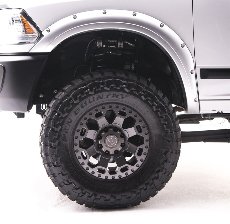 EGR 10+ Dodge Ram HD Bolt-On Look Color Match Fender Flares - Set - Bright Silver Metallic