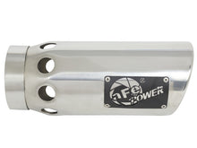 Cargar imagen en el visor de la galería, aFe Power Intercooled Tip Stainless Steel - Polished 4in In x 5in Out x 12in L Bolt-On