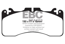 Cargar imagen en el visor de la galería, EBC 09+ Lexus LS460 4.6 Sport Yellowstuff Front Brake Pads