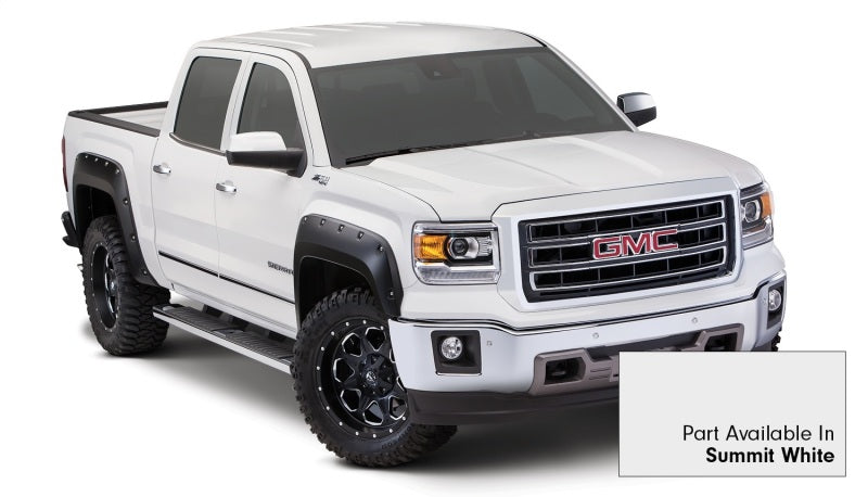 Bushwacker 19-20 GMC Sierra 1500 Pocket Style Flares 4pc - Summit White