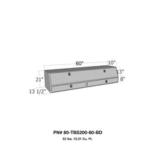 गैलरी व्यूवर में इमेज लोड करें, Westin/Brute Contractor TopSider 60in w/ Drawers &amp; Doors - Aluminum